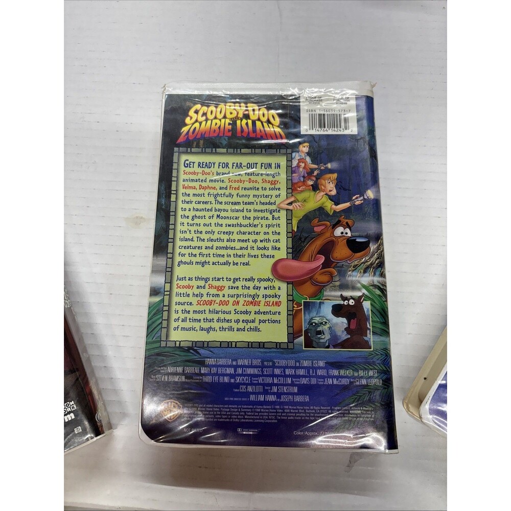 Scooby-Doo VHS Lot of 5 Warner Brothers & Cartoon Network Classic Vintage - Picture 4 of 16